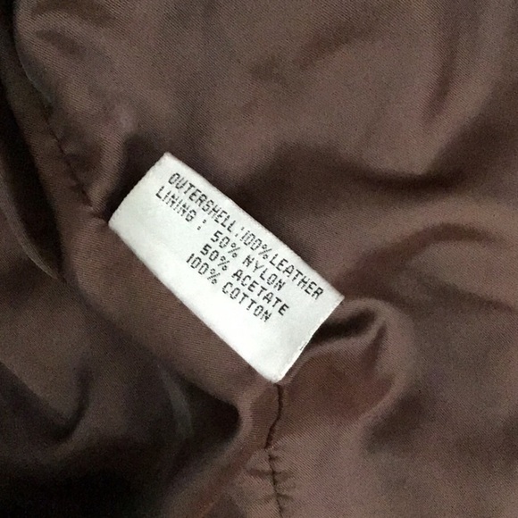 MARSHALL FIELD’S LEATHER BOMBER JACKET SIZE S* - Picture 4 of 5